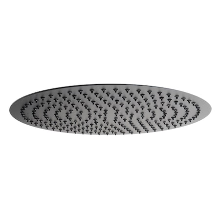 Alfi Brand Matte Black Stainless Steel 16" Round Ultra-Thin Rain Shower Head RAIN16R-BM